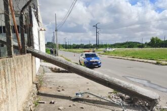Colisões em postes sobem em Sergipe: 141 no 1º semestre; Aracaju lidera