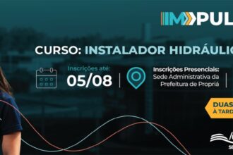 Iguá abre vagas para curso gratuito de Instalador Hidráulico em Propriá