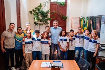 Judocas de Lagarto faturam 4 medalhas na Copa Alagoas; prefeito os recebe