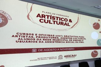 Participe: curso de elaboração de projetos culturais em Aracaju, 8 de agosto