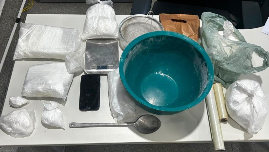Polícia Civil prende mulher e apreende 1,36 kg de cocaína em Itabaiana