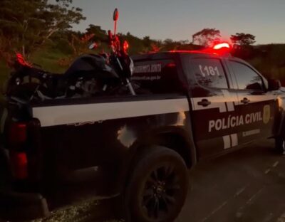 Polícias fecham desmanche de motos em Riachuelo e apreendem peças