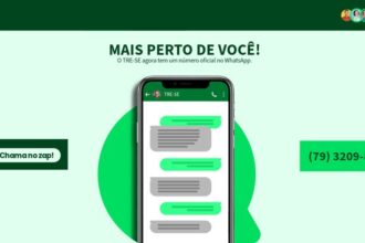 TRE-SE lança atendimento por WhatsApp para eleitores da capital e do interior