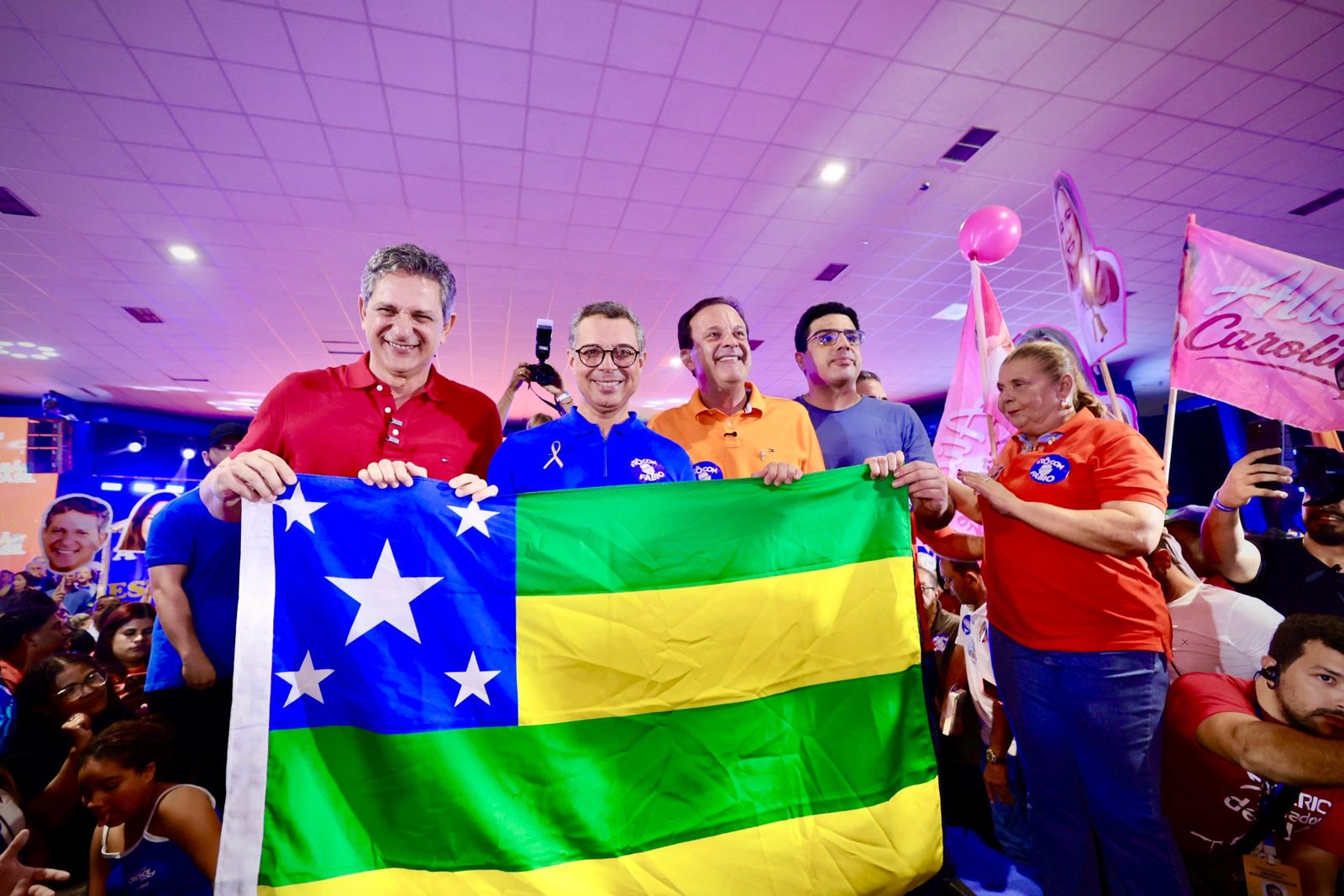 Rogério Carvalho e André Moura são oficializados ao Senado em convenção do PSD em Sergipe