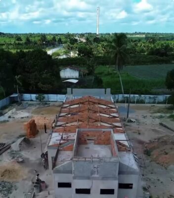 Arauá acelera obra para modernizar produção de farinha de mandioca