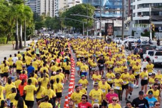 Corrida reúne 2 mil pessoas e abre campanha pela faixa de pedestres