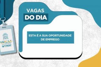 Fundat divulga vagas de emprego em Aracaju nesta segunda-feira, 3