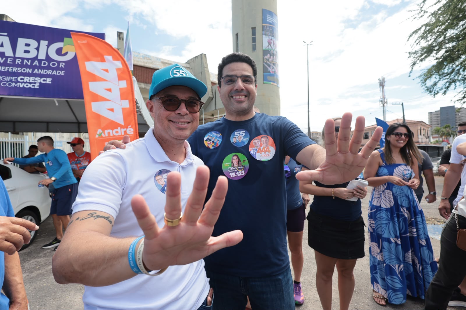 Governador Fábio inicia campanha destacando crescimento de Sergipe
