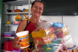 Ianna Porto entrega cestas básicas e beneficia famílias de Dores
