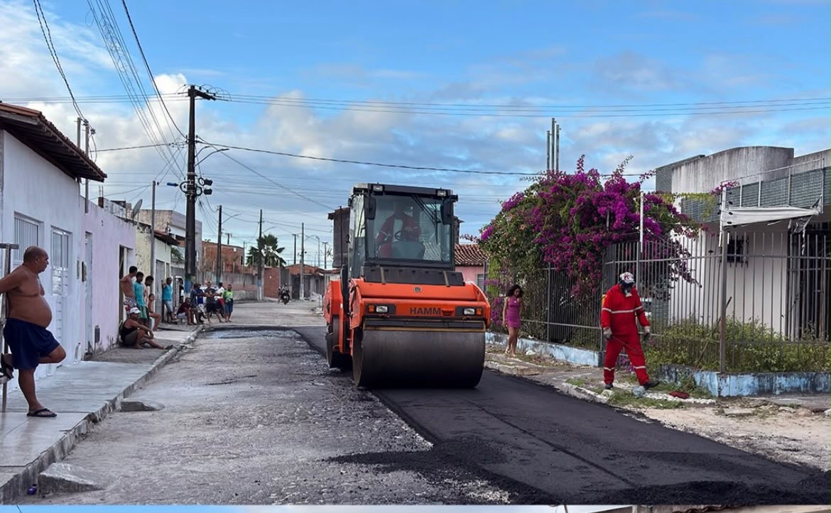 Ilha das Flores inicia pavimentação do Bairro São José