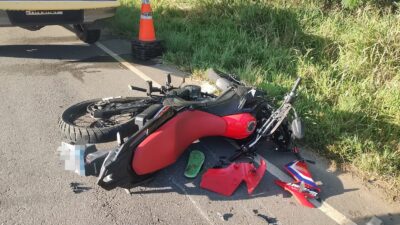 Motociclista fica ferido após colidir com cavalo na SE-245