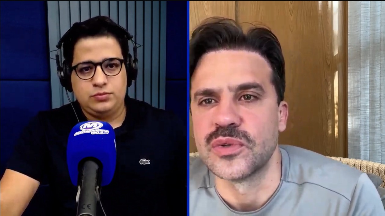 Pablo Marçal e o radialista Focca em entrevista por vídeo