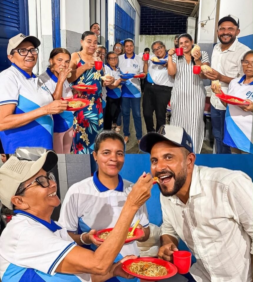 Prefeito Jal Construções visita Escola do Brejinho e celebra superação da EJA