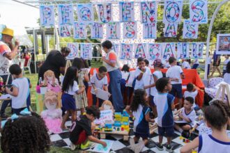 Semed leva 150 alunos a evento da Primeira Infância na Sementeira