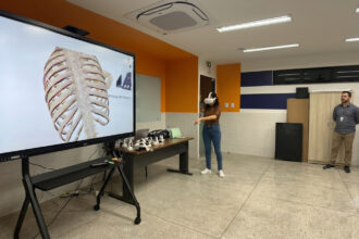 Senac Itabaiana usa realidade virtual para ensino de anatomia