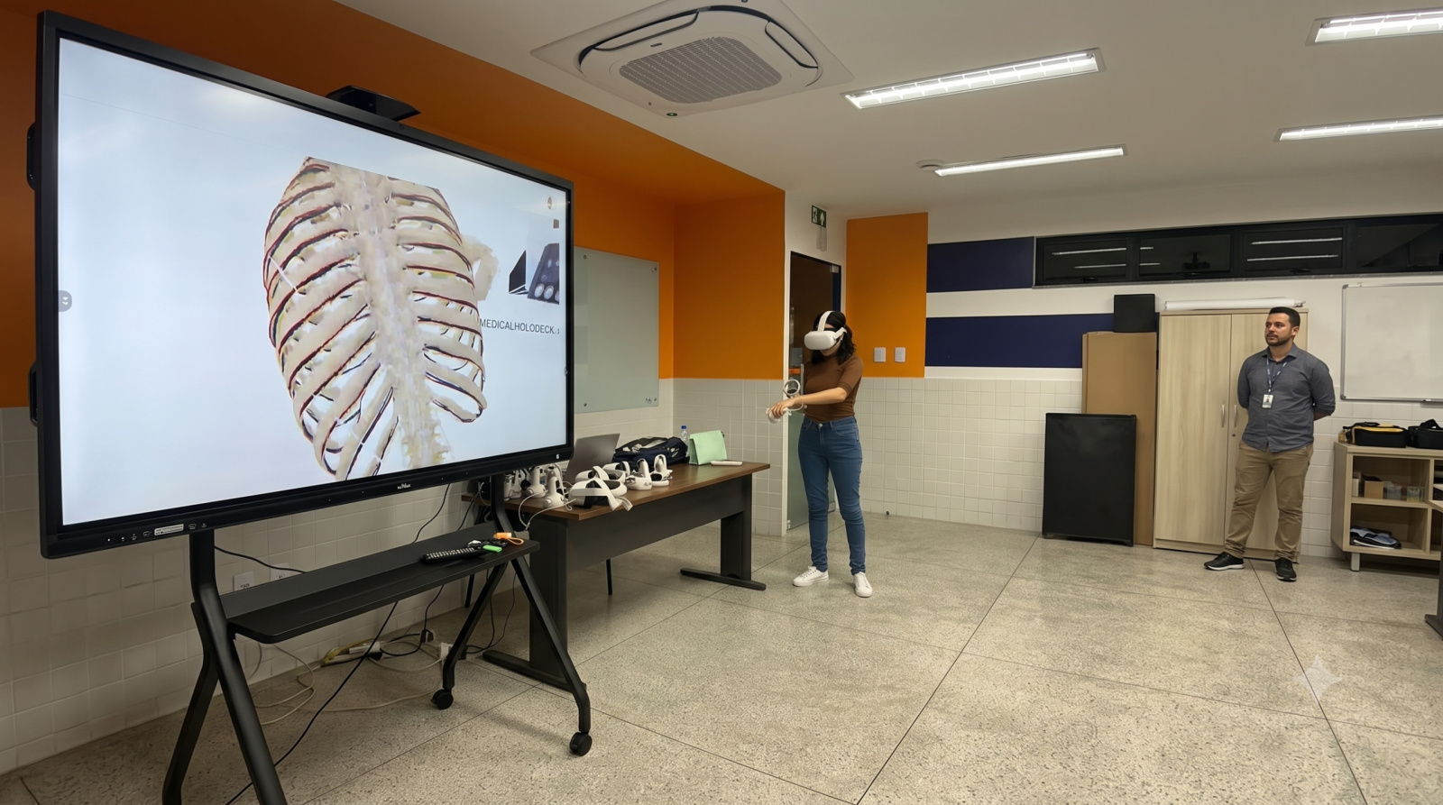 Senac Itabaiana usa realidade virtual para ensino de anatomia