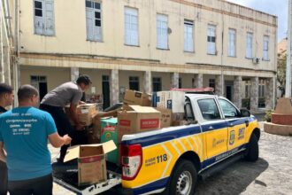 SMTT conclui entrega de mais de três toneladas de alimentos em Aracaju