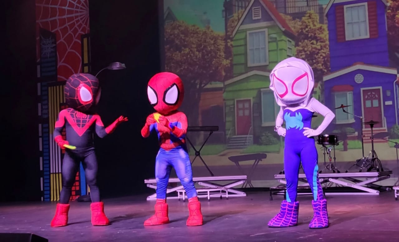 Spidey e Seus Amigos anima tarde infantil no Teatro Atheneu (27/9)