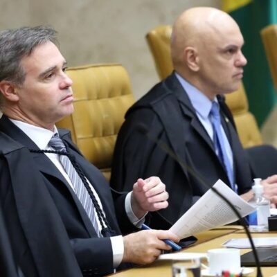Alexandre de Moraes e André Mendonça, do STF