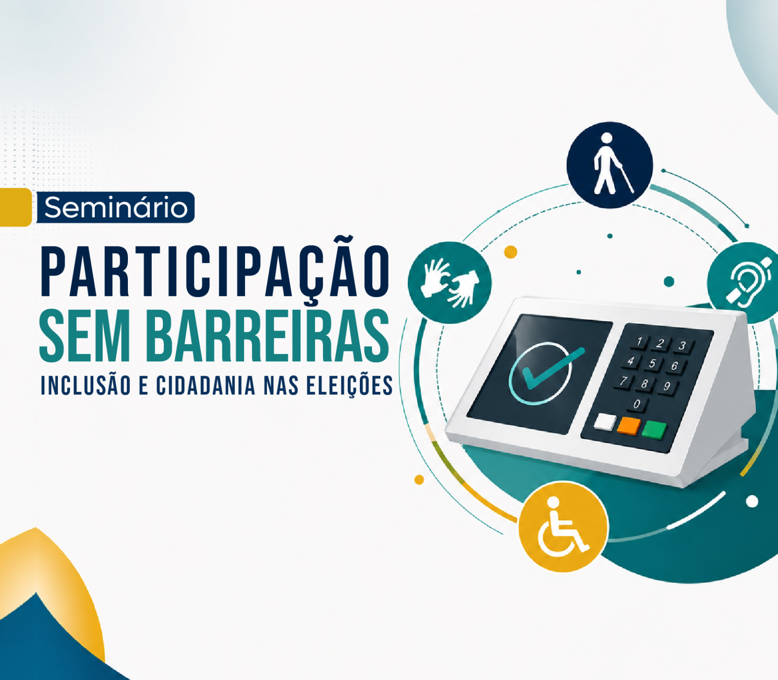 ESMP promove seminário sobre inclusão e participação nas eleições