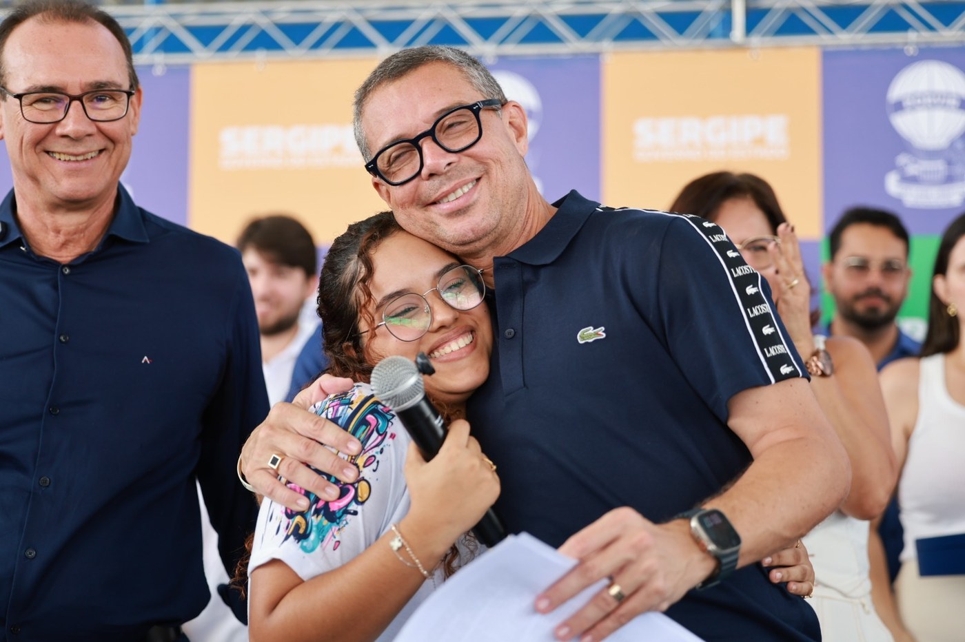 Estudante da rede estadual participa da cerimônia de premiação