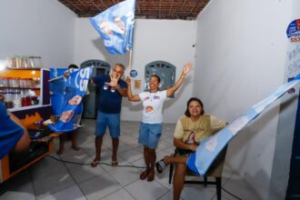 Minicarreata do governador Fábio Mitidieri no bairro Industrial, em Aracaju