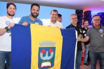 Deputado estadual Jorginho Araujo no encontro do vereador Kaique Freire, em Estância