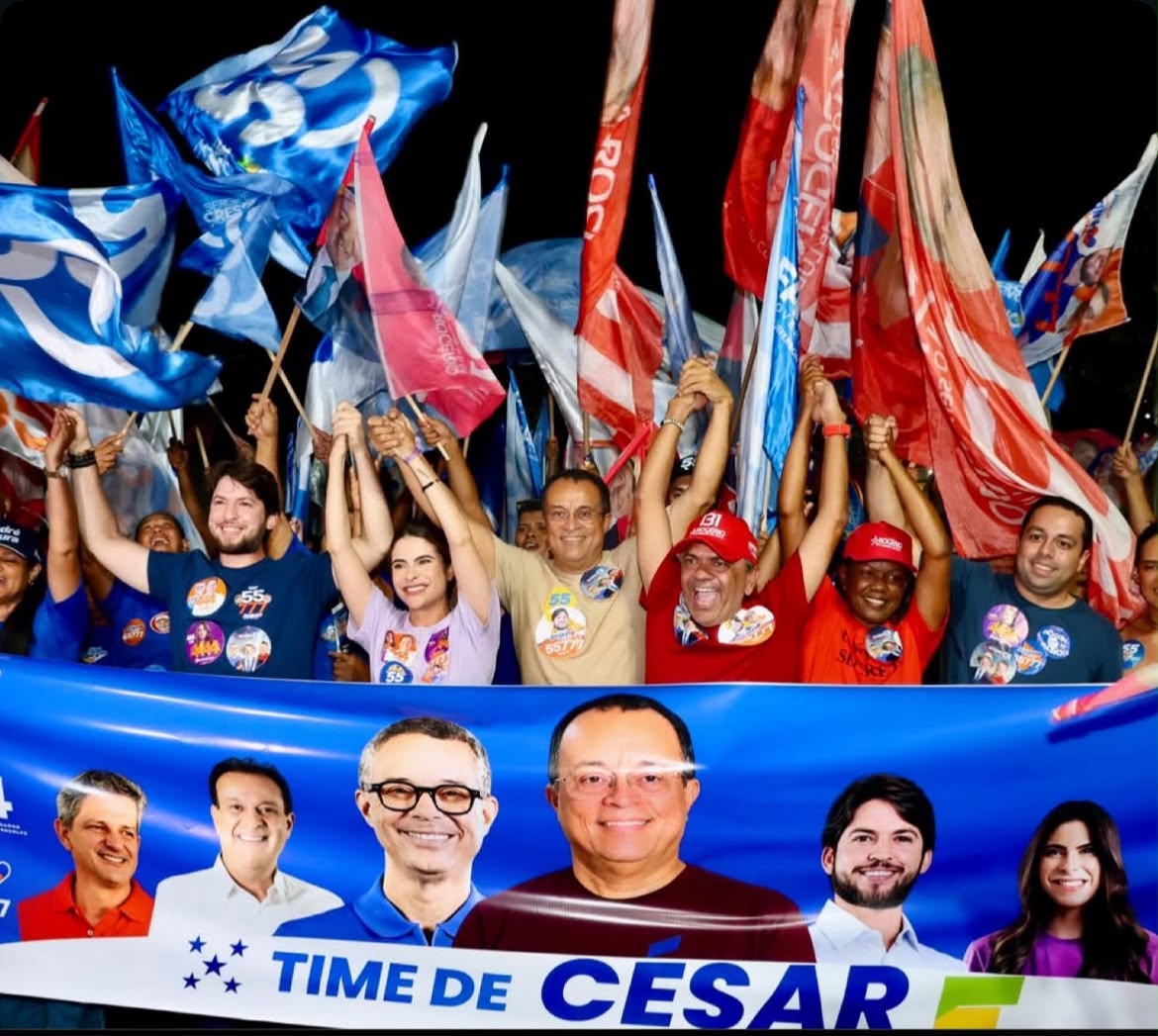 Deputado estadual Jorginho Araujo durante agenda de campanha em Sergipe