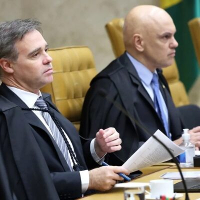 Os ministros Moraes e Mendonça